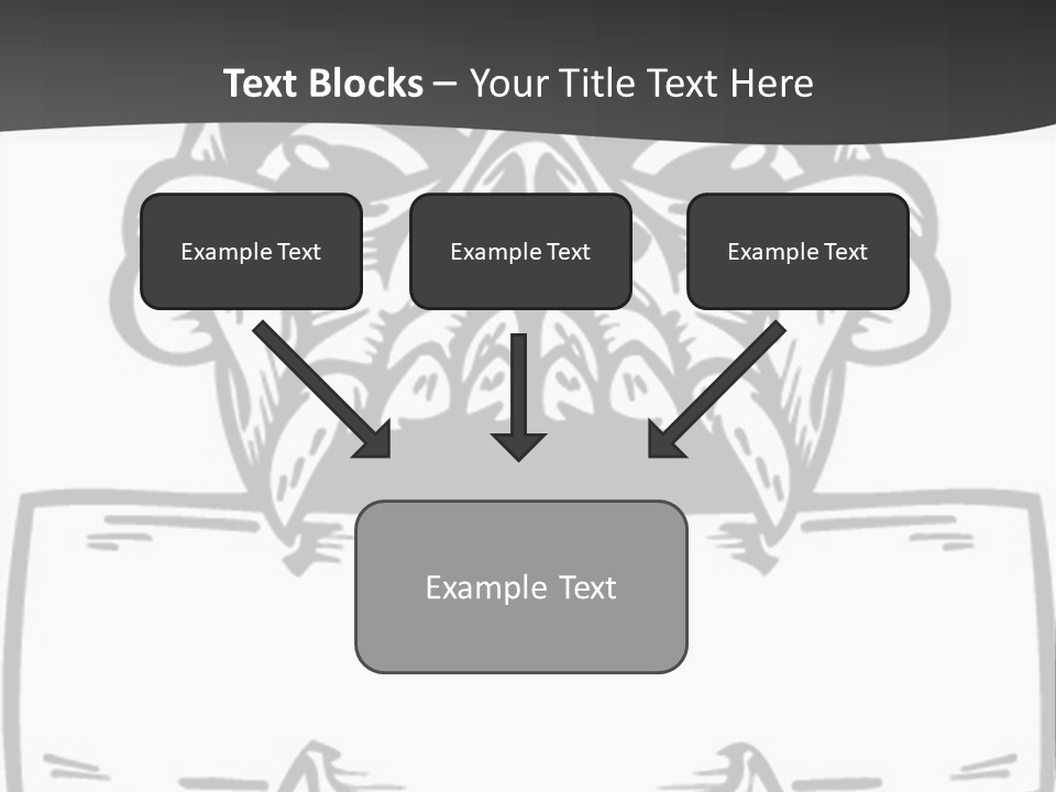 Screenprinting Bones Vector PowerPoint Template