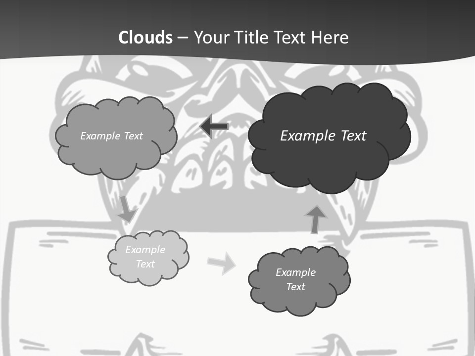 Screenprinting Bones Vector PowerPoint Template