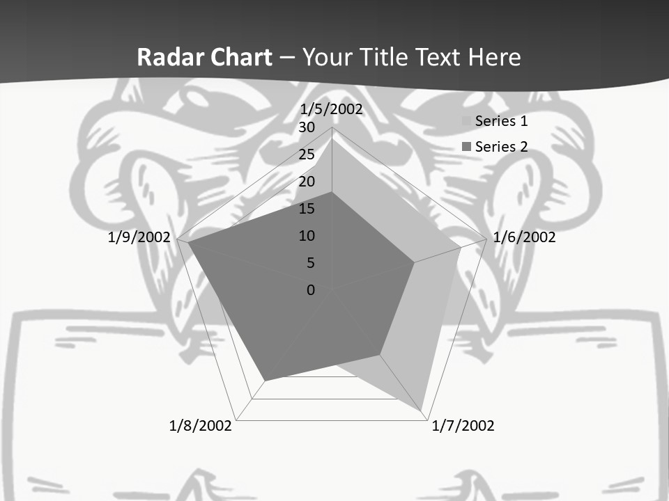 Screenprinting Bones Vector PowerPoint Template