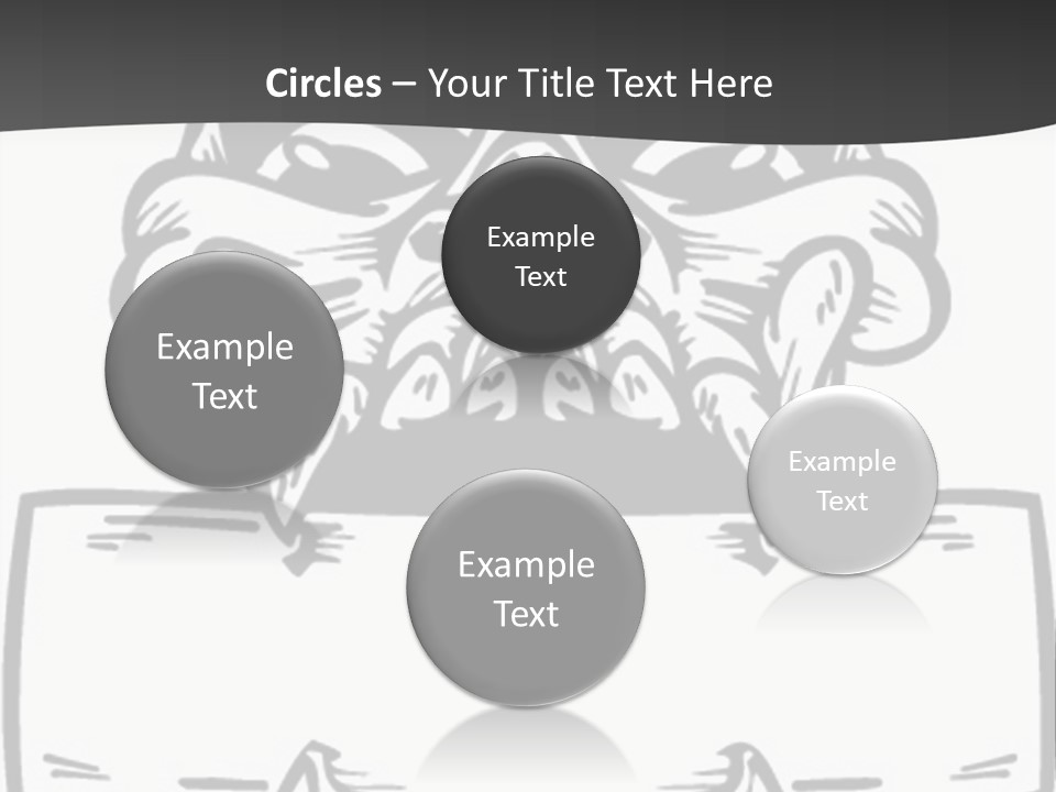 Screenprinting Bones Vector PowerPoint Template