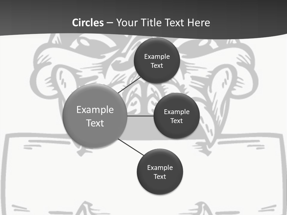 Screenprinting Bones Vector PowerPoint Template