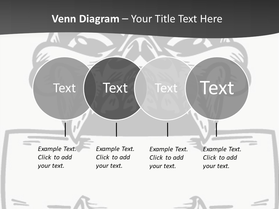 Screenprinting Bones Vector PowerPoint Template
