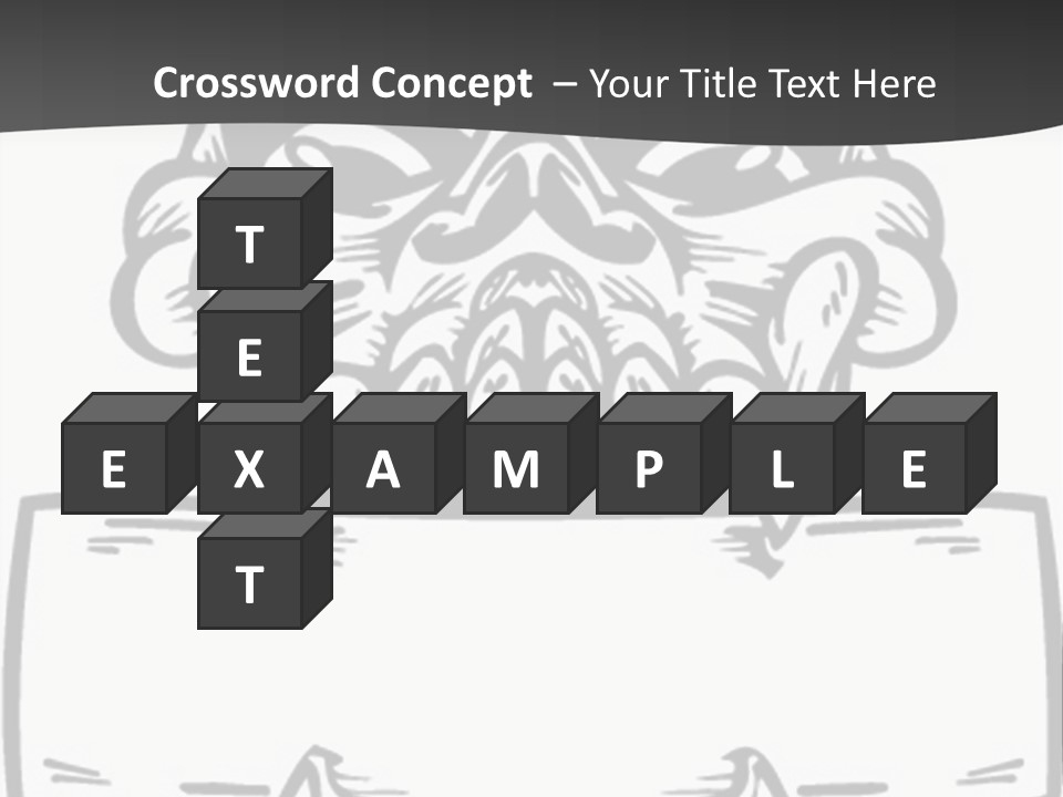 Screenprinting Bones Vector PowerPoint Template