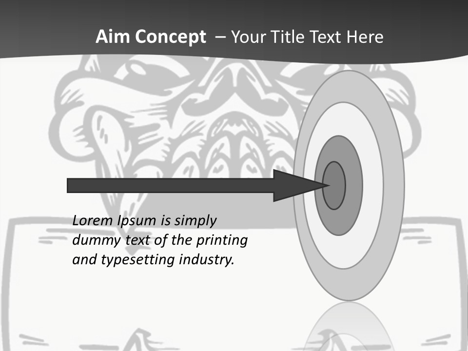 Screenprinting Bones Vector PowerPoint Template