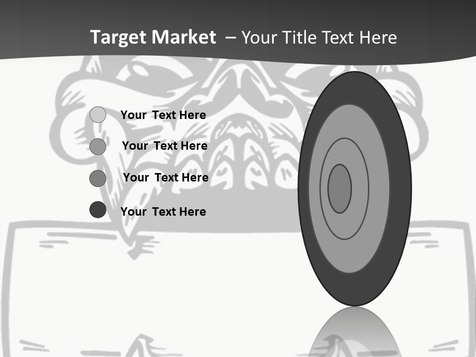 Screenprinting Bones Vector PowerPoint Template