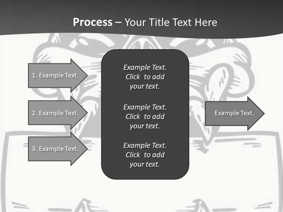 Screenprinting Bones Vector PowerPoint Template