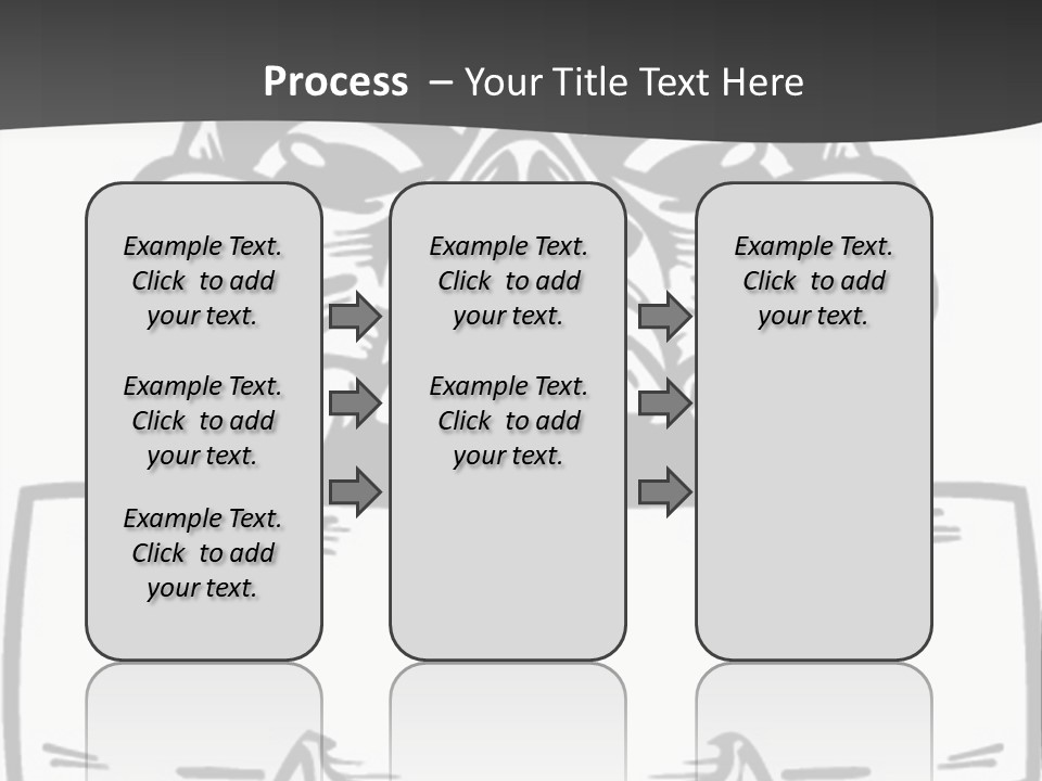 Screenprinting Bones Vector PowerPoint Template