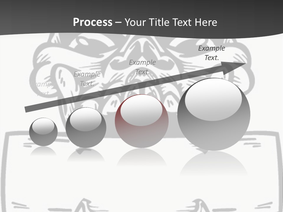 Screenprinting Bones Vector PowerPoint Template