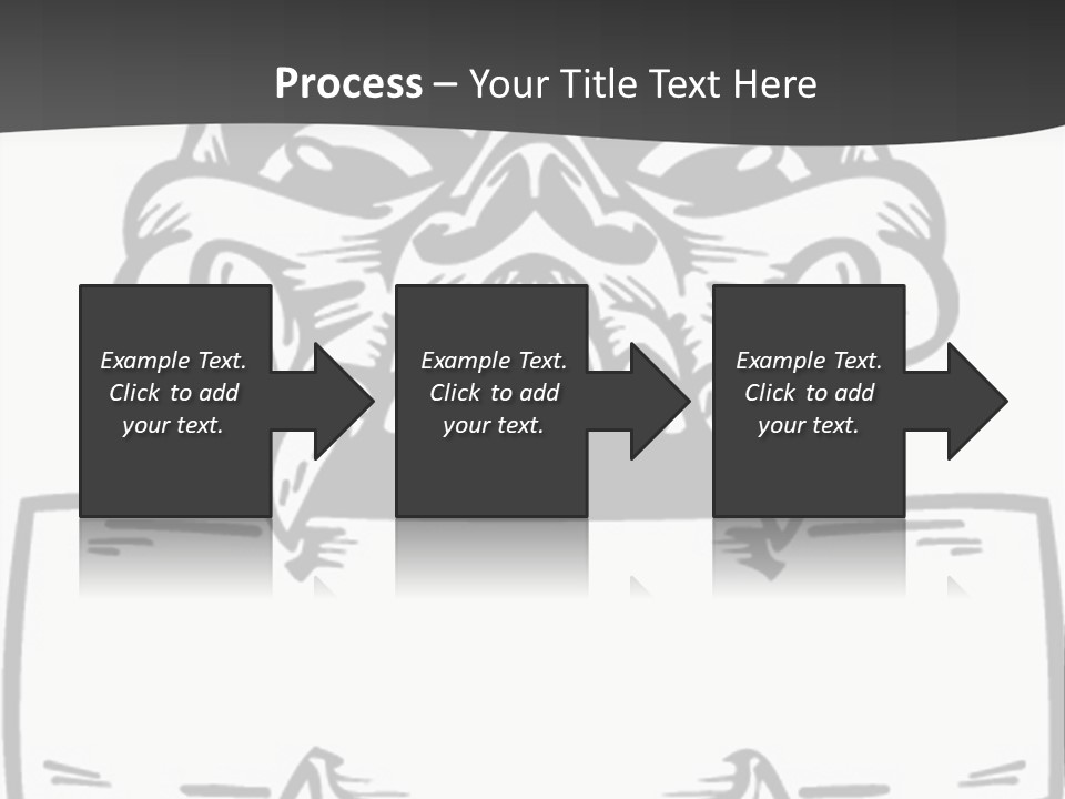 Screenprinting Bones Vector PowerPoint Template