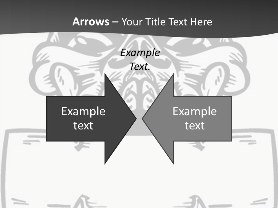 Screenprinting Bones Vector PowerPoint Template