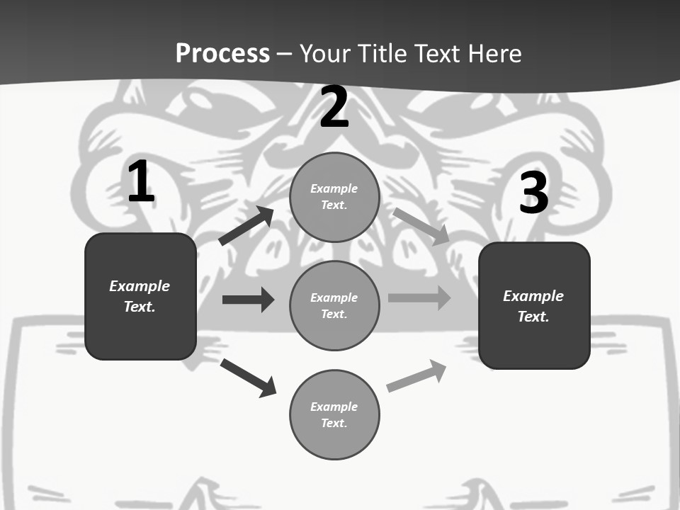 Screenprinting Bones Vector PowerPoint Template