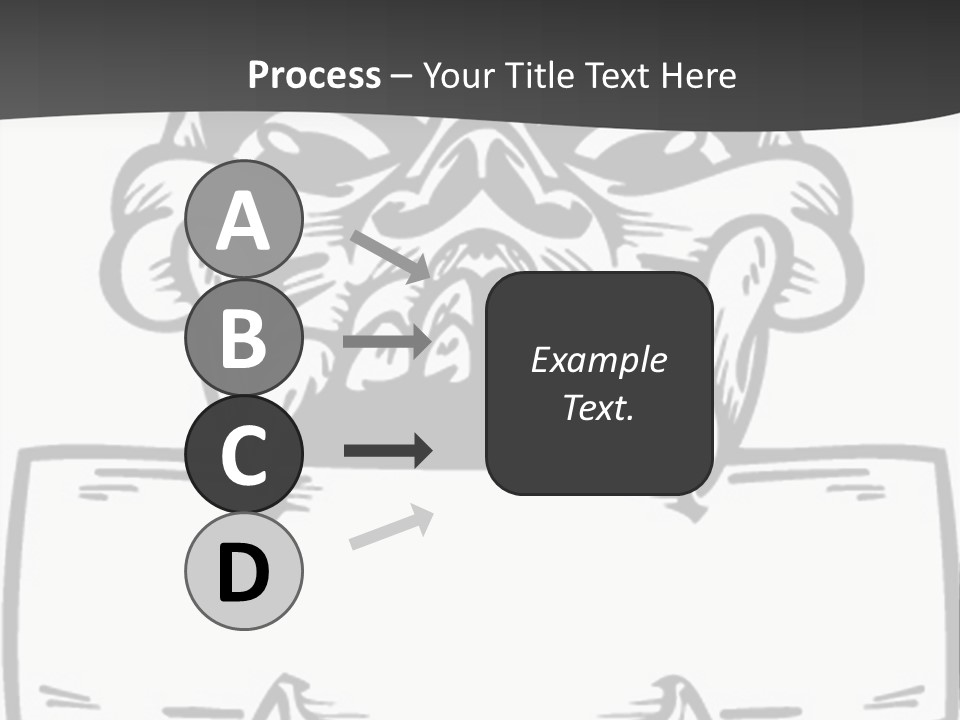Screenprinting Bones Vector PowerPoint Template