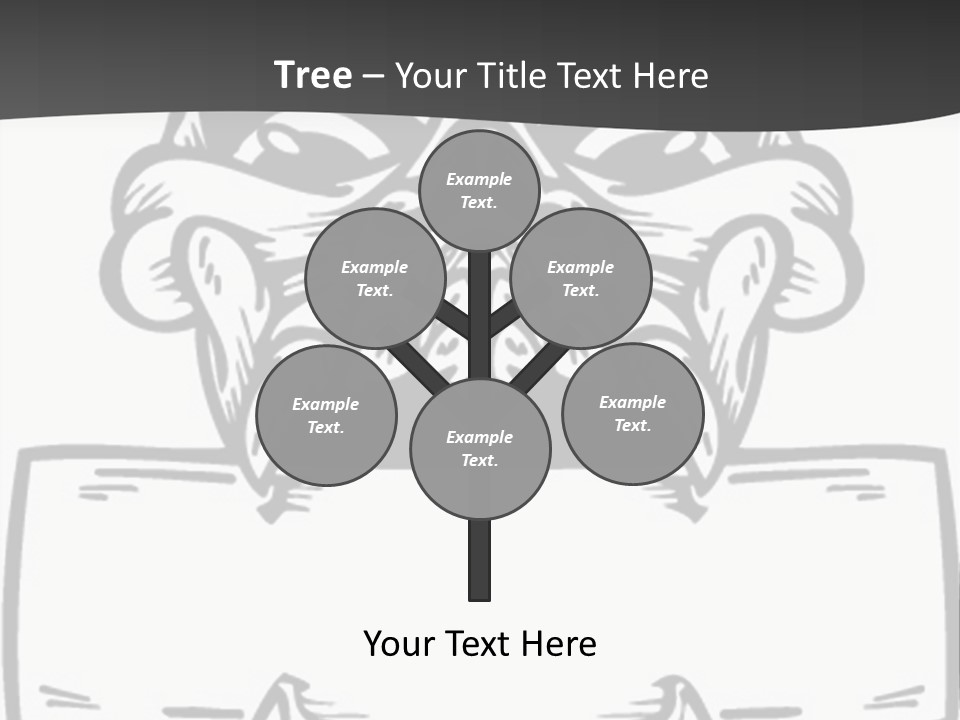 Screenprinting Bones Vector PowerPoint Template