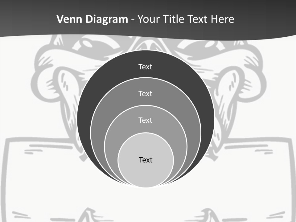 Screenprinting Bones Vector PowerPoint Template