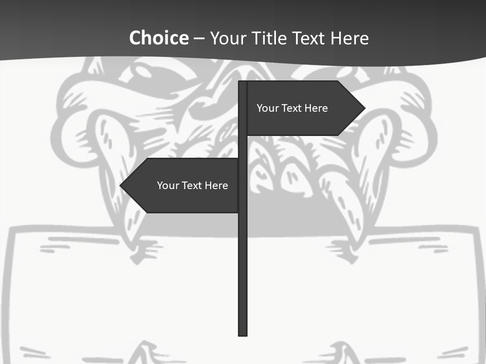 Screenprinting Bones Vector PowerPoint Template