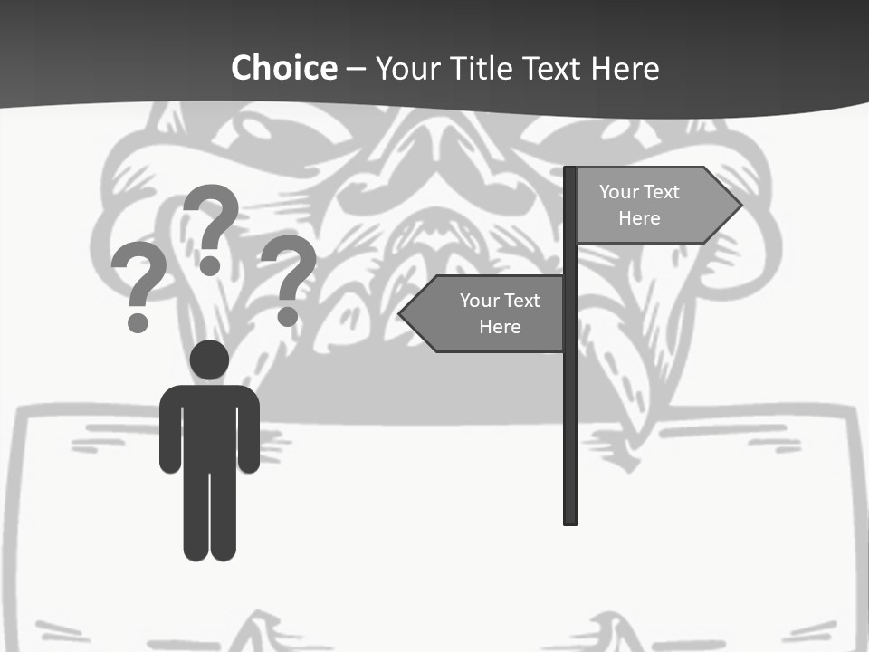 Screenprinting Bones Vector PowerPoint Template