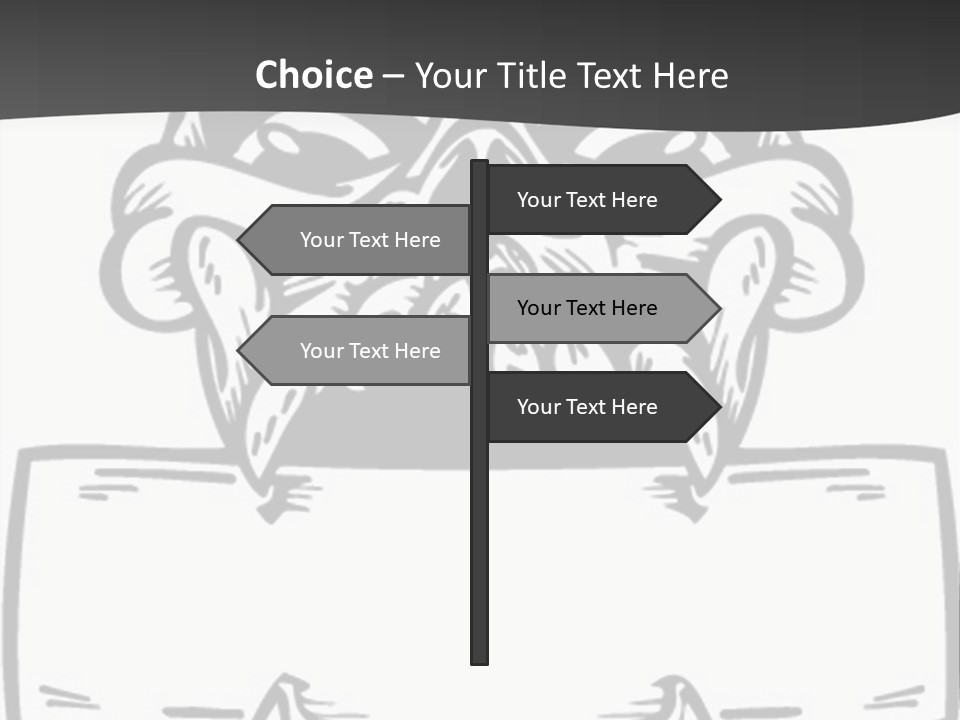 Screenprinting Bones Vector PowerPoint Template