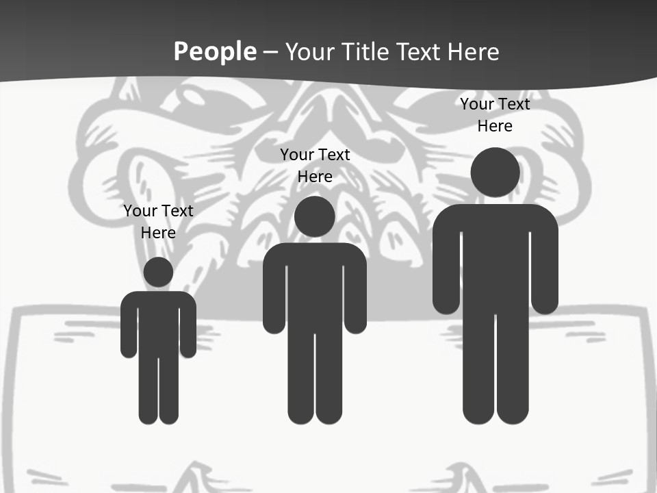 Screenprinting Bones Vector PowerPoint Template