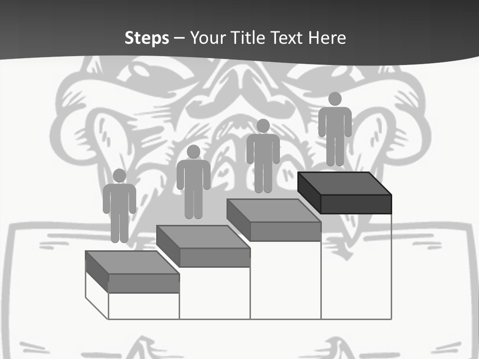 Screenprinting Bones Vector PowerPoint Template