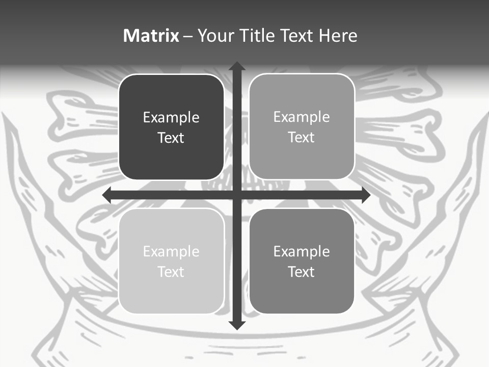 Death Illustration Bones PowerPoint Template