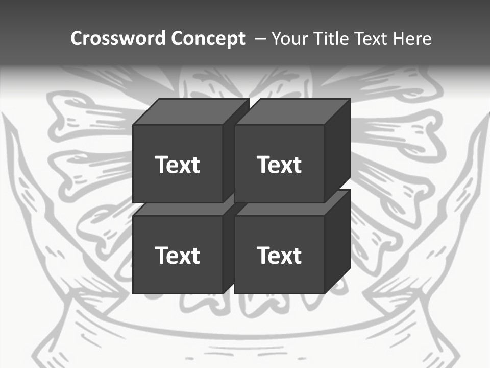 Death Illustration Bones PowerPoint Template