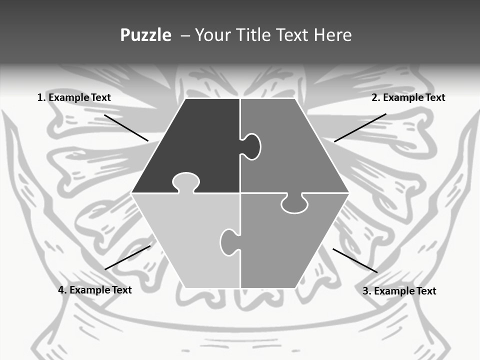 Death Illustration Bones PowerPoint Template