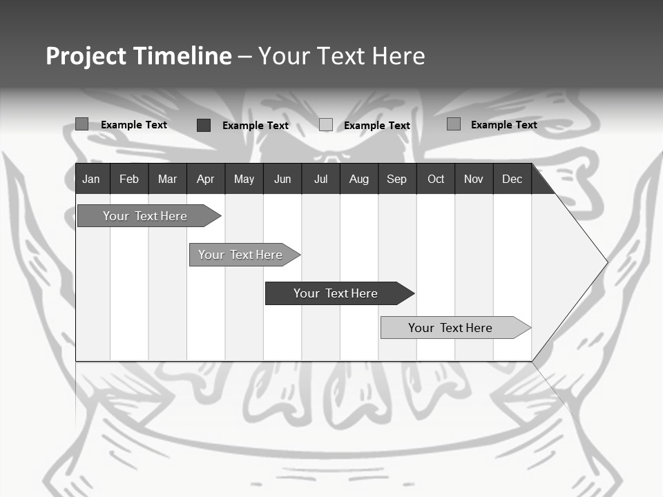 Death Illustration Bones PowerPoint Template