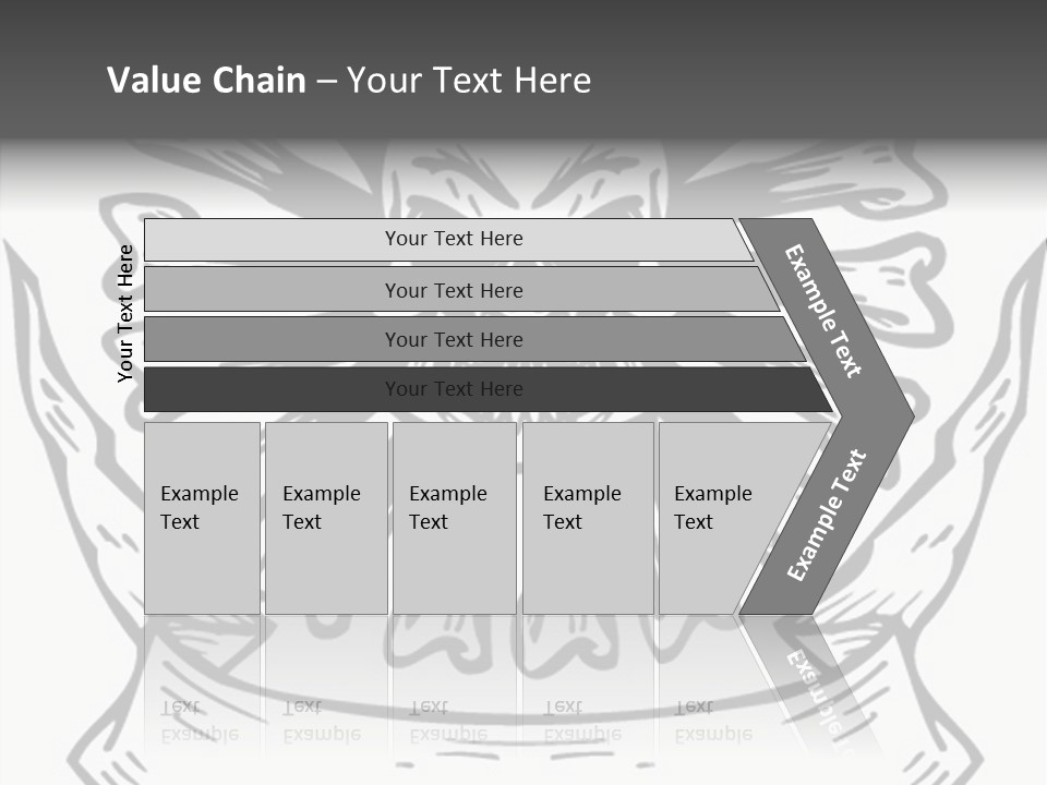 Death Illustration Bones PowerPoint Template