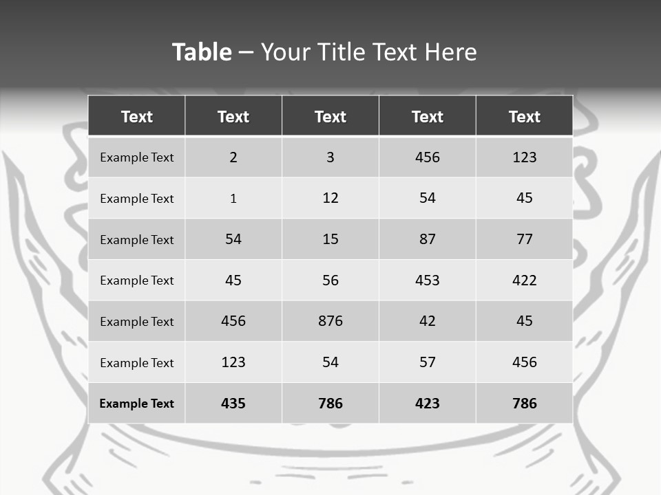 Death Illustration Bones PowerPoint Template