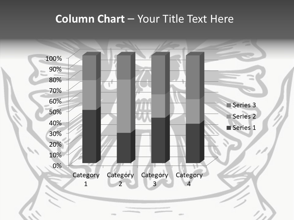 Death Illustration Bones PowerPoint Template