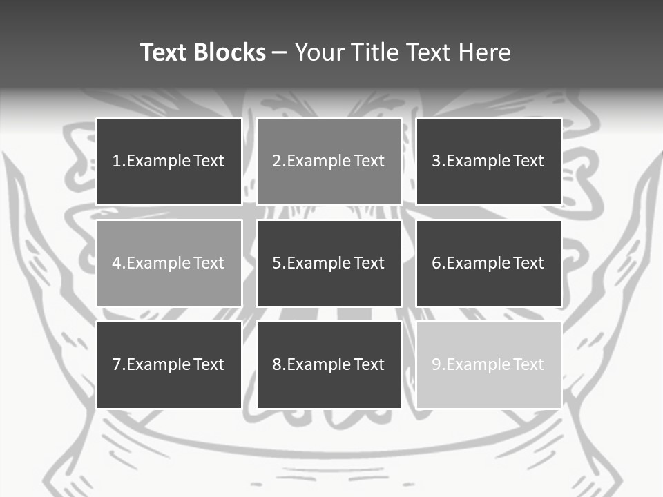 Death Illustration Bones PowerPoint Template