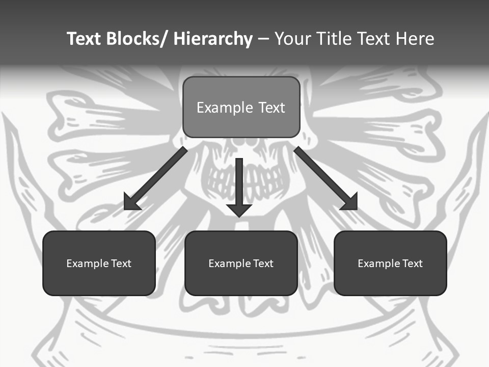 Death Illustration Bones PowerPoint Template
