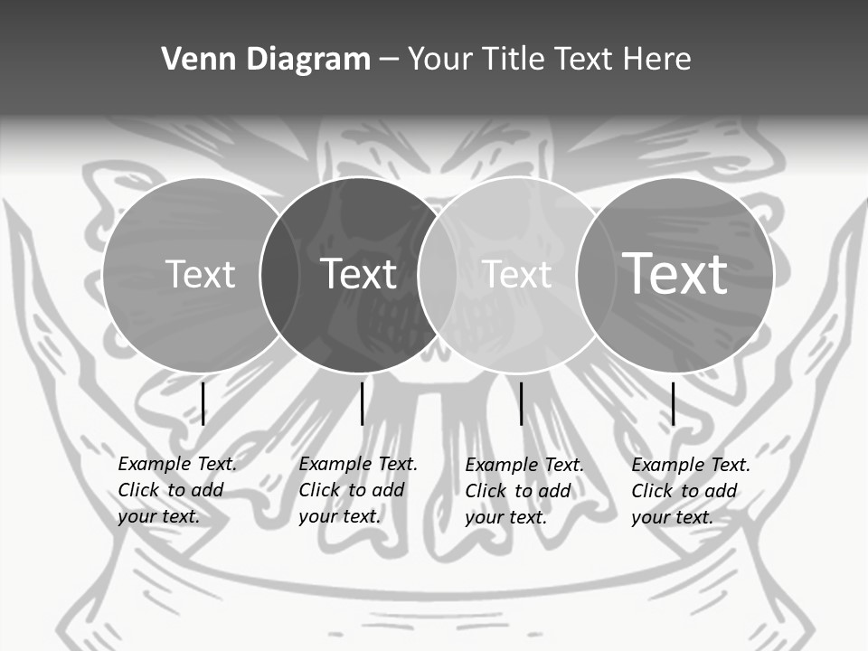 Death Illustration Bones PowerPoint Template