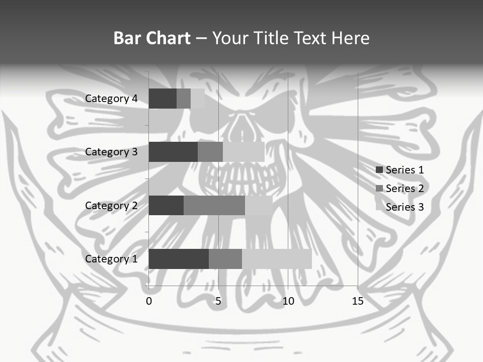 Death Illustration Bones PowerPoint Template