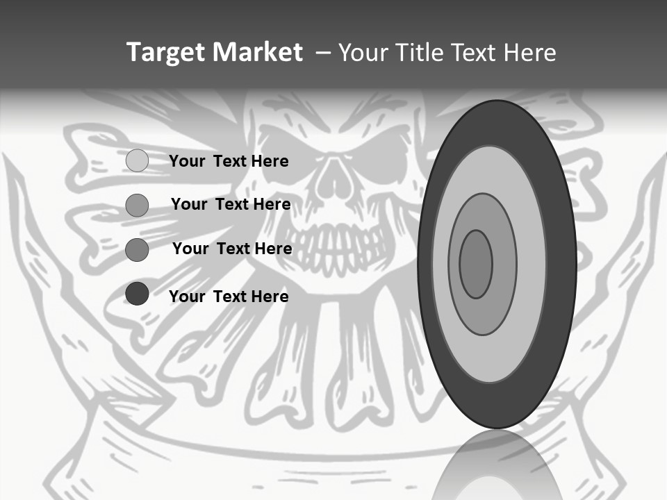 Death Illustration Bones PowerPoint Template