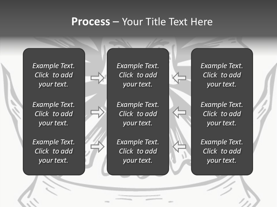Death Illustration Bones PowerPoint Template