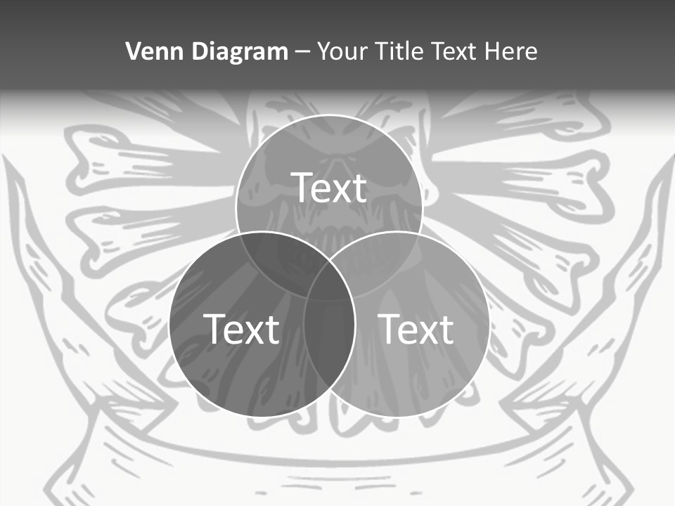 Death Illustration Bones PowerPoint Template