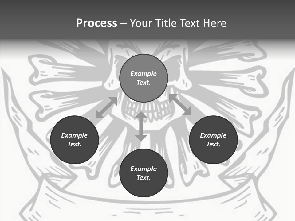 Death Illustration Bones PowerPoint Template