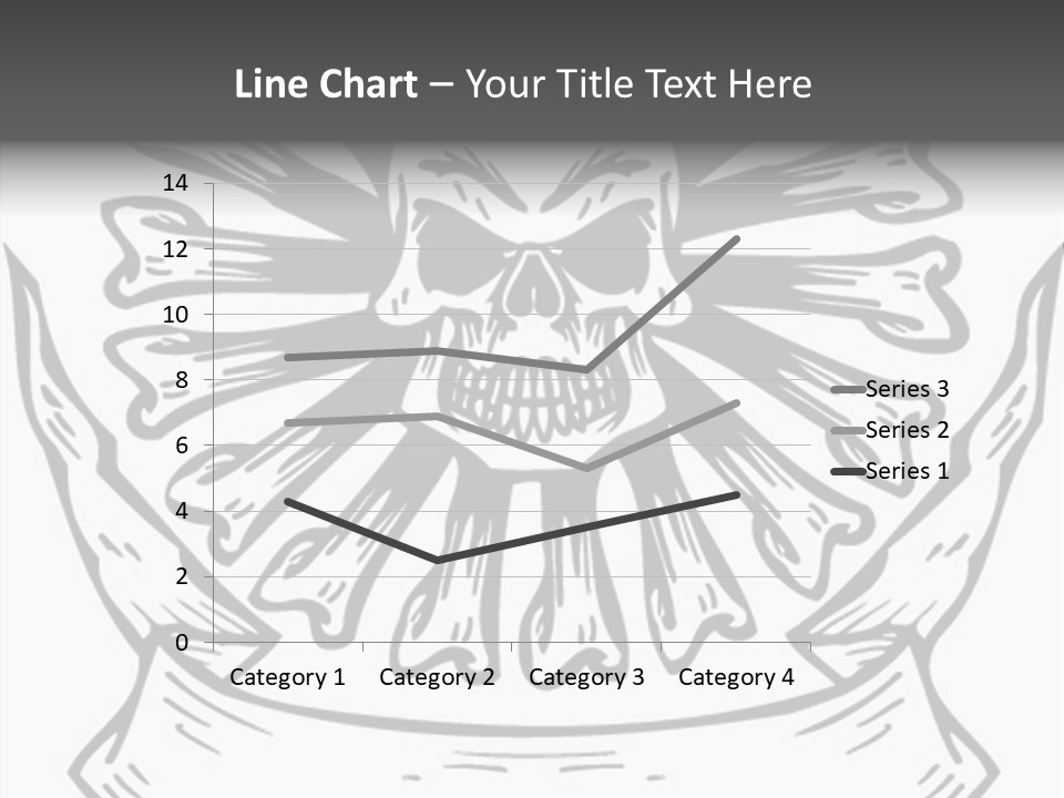 Death Illustration Bones PowerPoint Template