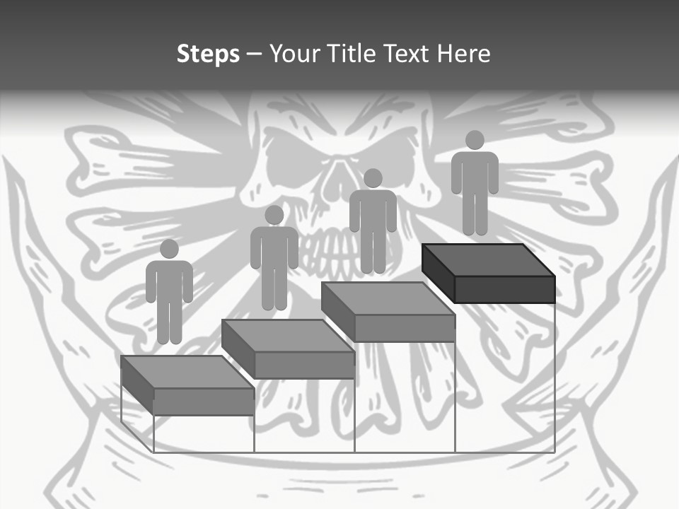 Death Illustration Bones PowerPoint Template