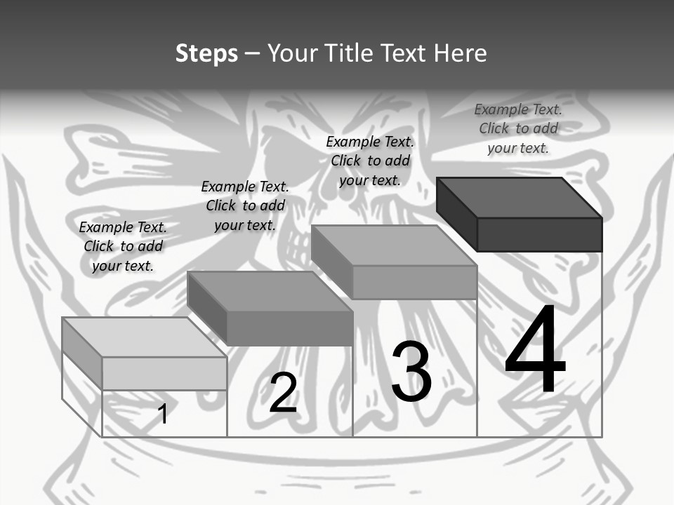 Death Illustration Bones PowerPoint Template