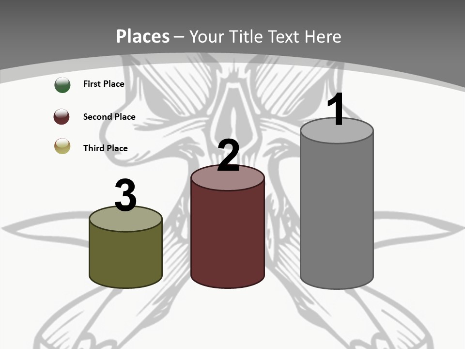 Vector Death Head PowerPoint Template