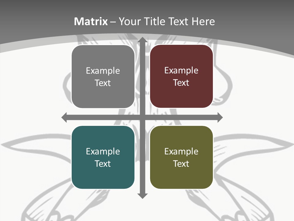 Vector Death Head PowerPoint Template