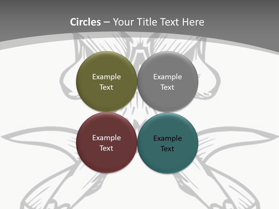 Vector Death Head PowerPoint Template