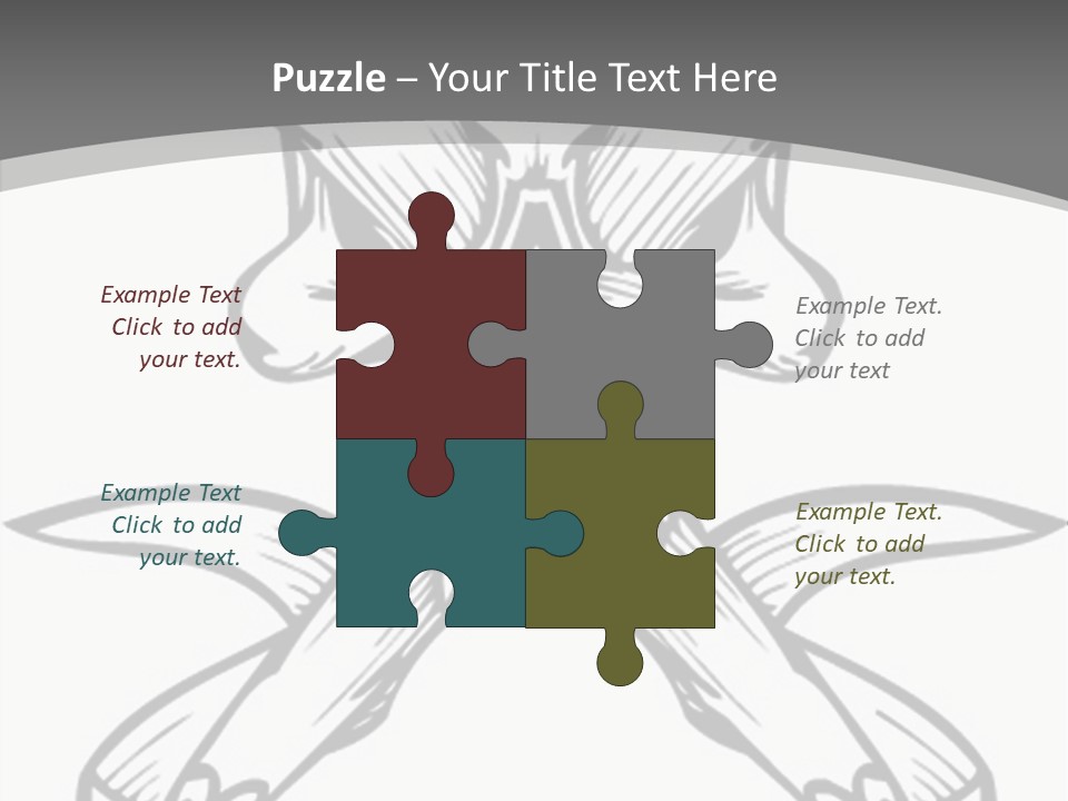 Vector Death Head PowerPoint Template