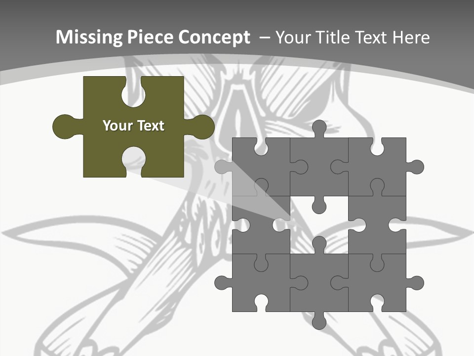 Vector Death Head PowerPoint Template