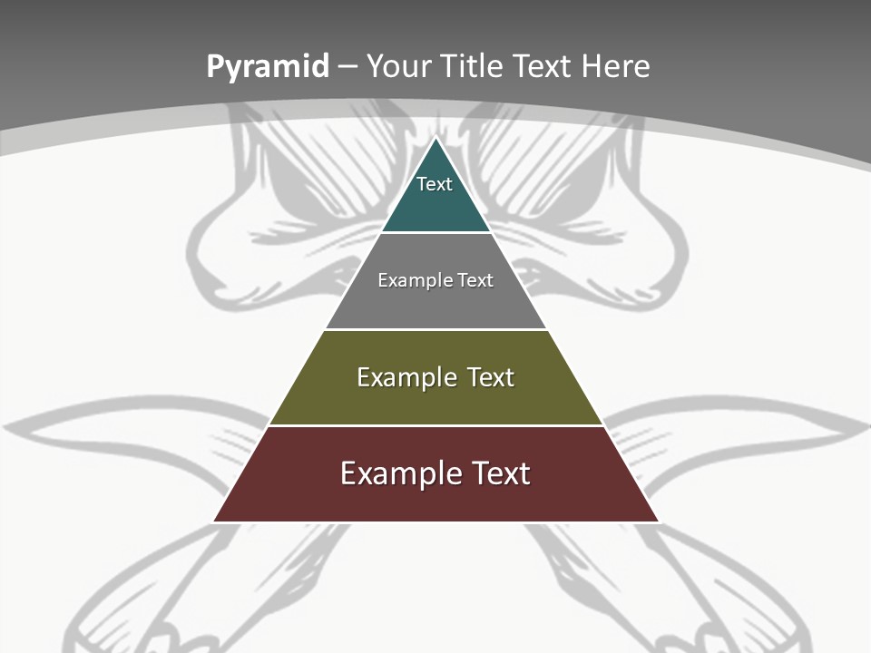 Vector Death Head PowerPoint Template