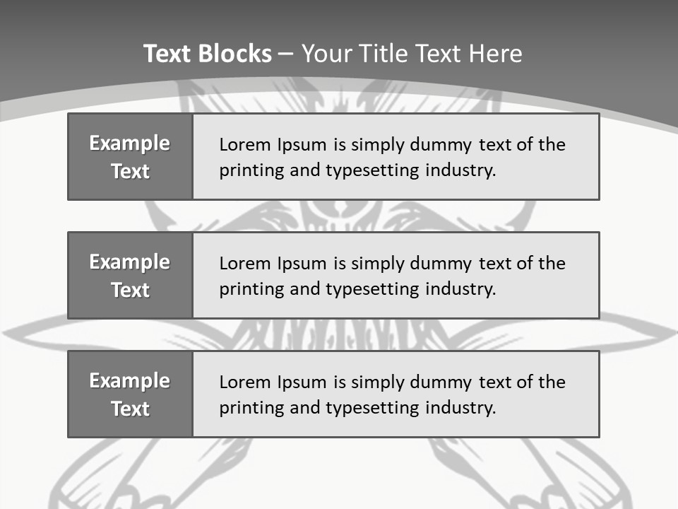 Vector Death Head PowerPoint Template