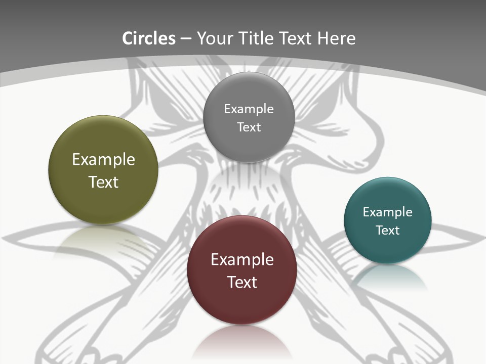 Vector Death Head PowerPoint Template