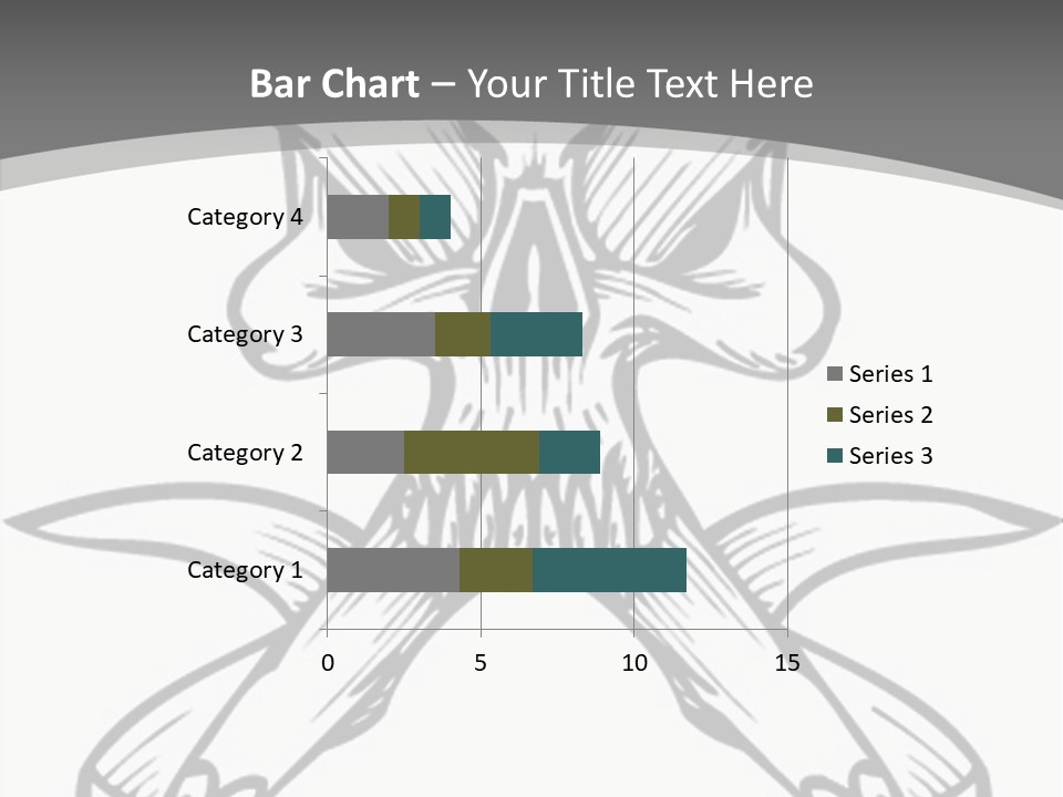 Vector Death Head PowerPoint Template